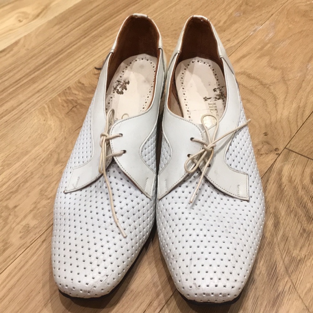 Vintage white loafers